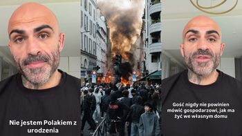 Zamieszki we Francji skłoniły Akopa Szostaka do przemyśleń. Opublikował wideo-oświadczenie: "Nie jestem Polakiem z urodzenia"