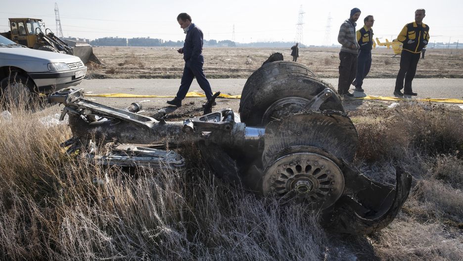 Szczątki samolotu z Iranu do Ukrainy zestrzelonego w 2020 roku