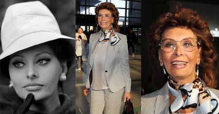 81-letnia (!) Sophia Loren na lotnisku! (ZDJĘCIA)