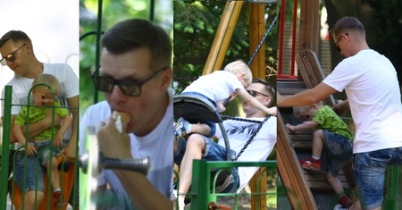 Marcin Mroczek i jego muskulatura zażywają słonecznych kąpieli (DUŻO ZDJĘĆ)