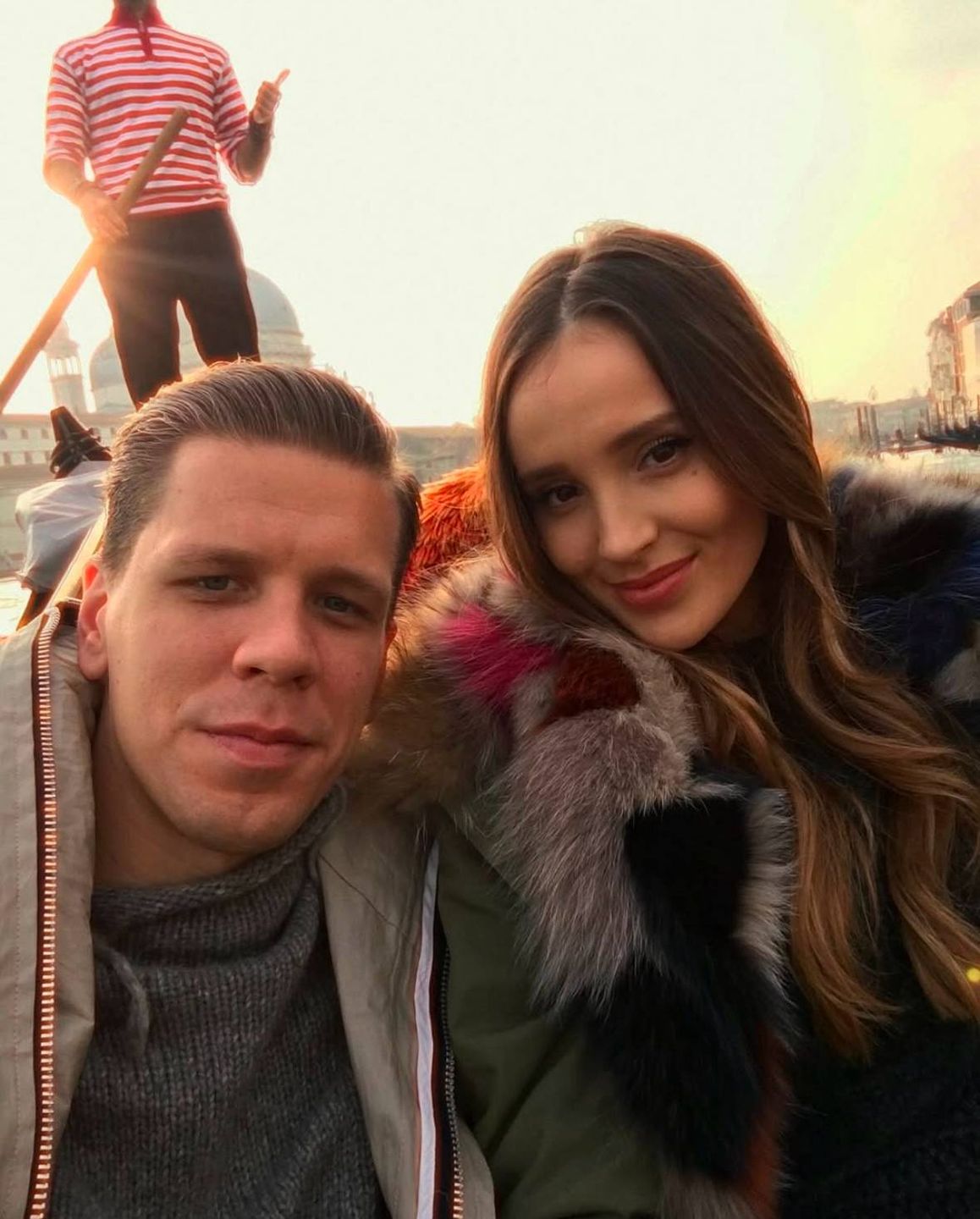 Wojciech Szczęsny uczcił rocznicę ślubu kadrami z Mariną