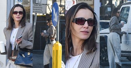 Sara Boruc uzbrojona w torebkę za 80 tysięcy parkuje w miejscu przeznaczonym dla... nowożeńców i konduktów pogrzebowych (ZDJĘCIA)