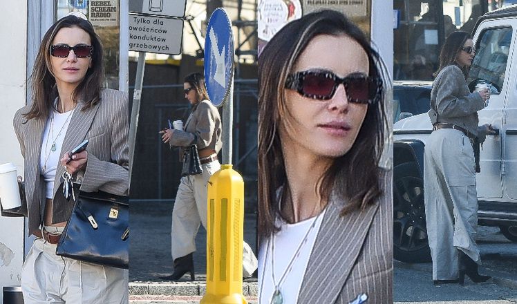Sara Boruc parkuje w niedozwolonym miejscu