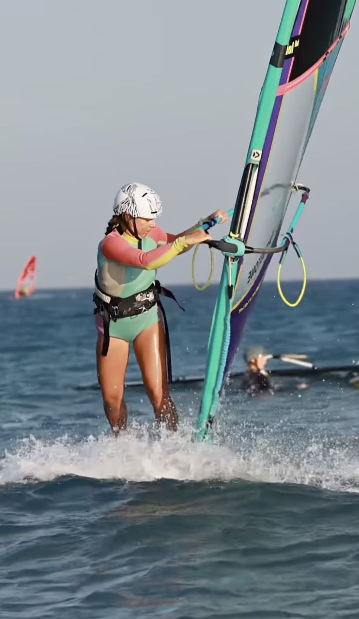 Weronika Lato podczas treningu