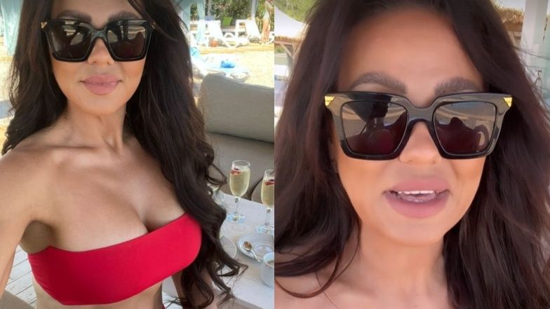 Sylwia Bomba pozuje w wyciętym bikini i żartuje z oskarżeń o liposukcję