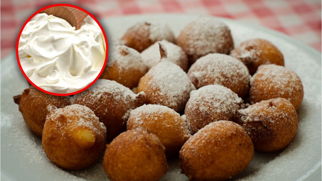 Pączki z dodatkiem serka