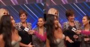 Kim i Kourtney Kardashian kłócą się podczas wywiadu na czerwonym dywanie (WIDEO)