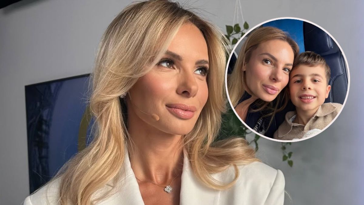 Izabela Janachowska z synkiem