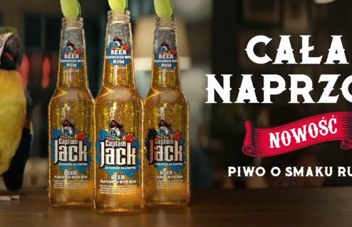 „Cała naprzód” i papuga w kampanii piwa o smaku rumu Captain Jack (wideo)