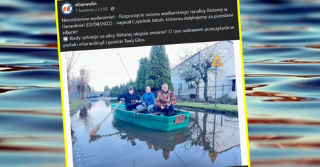 Łowią ryby na środku ulicy. Tak się żyje w Garwolinie