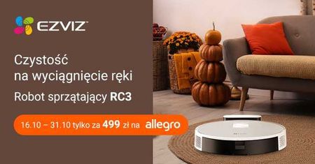 EZVIZ startuje z promocją. Inteligentny odkurzacz za 499 złotych