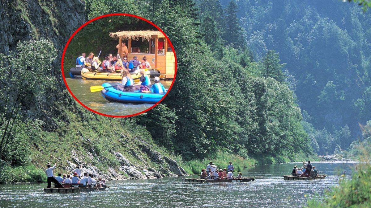 Na Dunajcu leje się alkohol