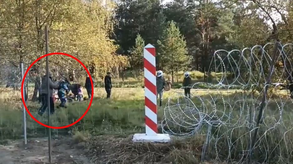 Białoruś wykorzystuje dzieci? Straż Graniczna pokazuje nagranie i pisze o "presji" 