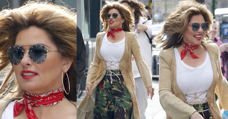 Shania Twain chwali się puszystą fryzurą i okularami za 2 tysiące