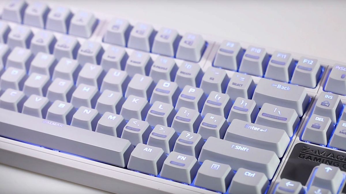 Zalman ZM-K900M White – gustowna klawiatura mechaniczna z przełącznikami Kailh Blue 1