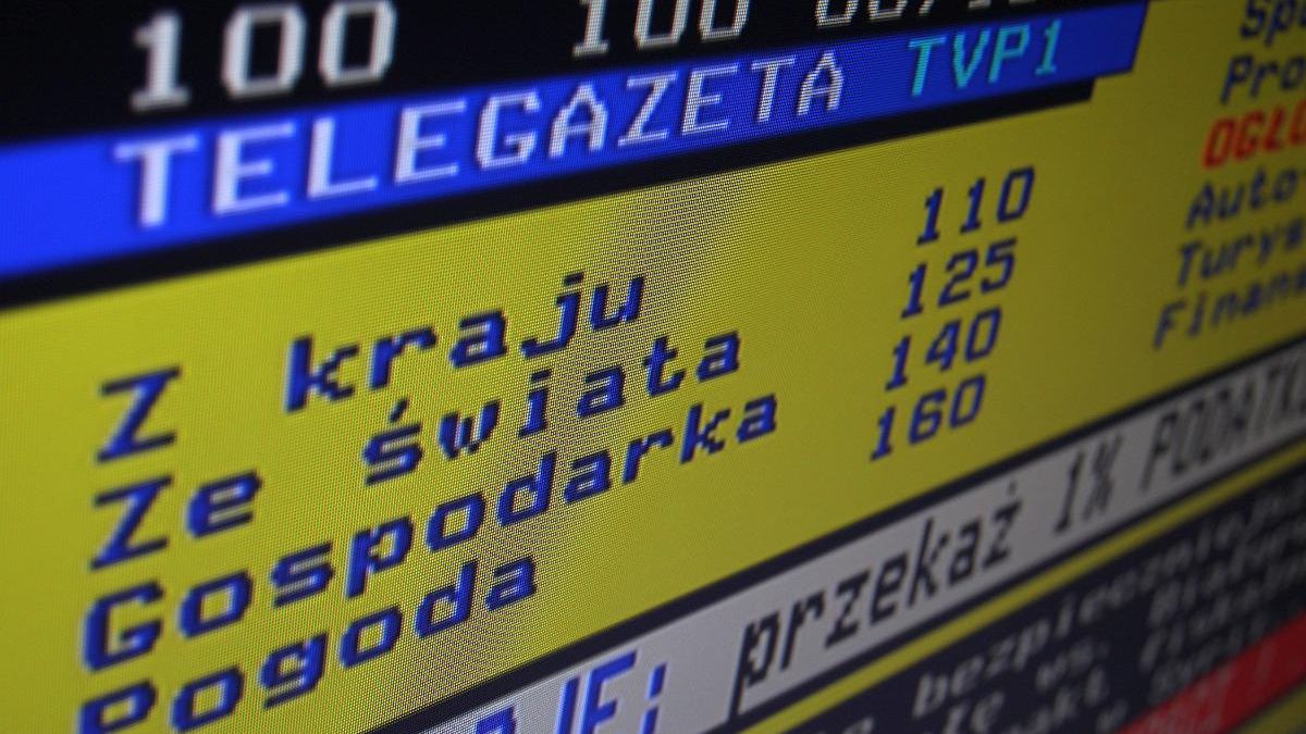 Czy ktoś pamięta jeszcze telegazetę? 1