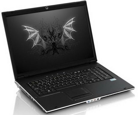 Mityczny laptop w gotyckim stylu