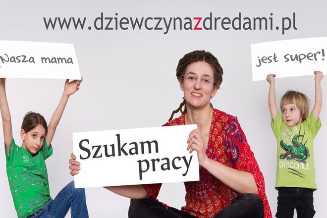 Ewa reklamuje się na billboardzie: po prostu mnie zatrudnij!