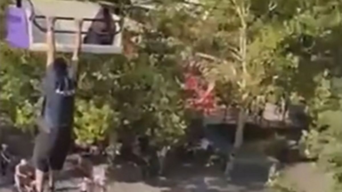 Mężczyzna poniósł śmierć w wesołym miasteczku