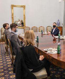 Kinga Duda w Pałacu Prezydenckim rozmawiała o problemach młodzieży