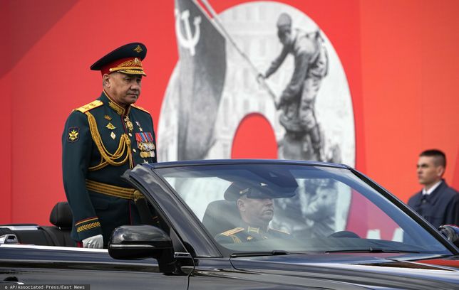 Dzie? Zwyci?stwa w MoskwieRussian Defense Minister Sergei Shoigu is driven along Red Square in the Aurus Senat car during the Victory Day military parade in Moscow, Russia, Monday, May 9, 2022, marking the 77th anniversary of the end of World War II. (AP Photo/Alexander Zemlianichenko)AP