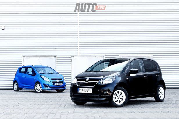 Škoda Citigo 1,0 MPI Ambition i Chevrolet Spark 1,2 LTZ - starcie "gigantów" [test długodystansowy autokult.pl]