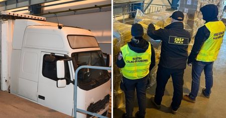 Przeszukali ciężarówkę z Białorusi. Miała być pusta, a narobiła kierowcy problemów