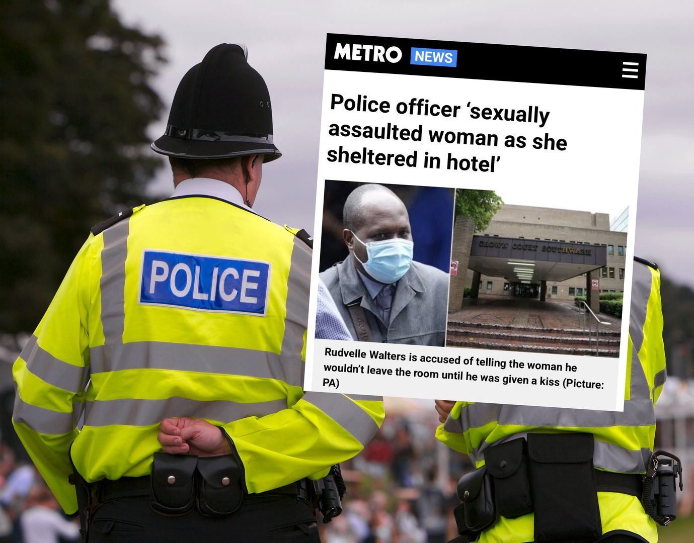 Brytyjski policjant molestował 20-letnią Polkę. Wkładał rękę w jej majtki