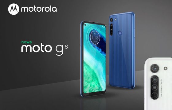 Motorola: nowy smartfon moto g8 (wideo)