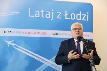 Baranów nie "zabije" lotniska w Łodzi. Podpisali z CPK deklarację o współpracy