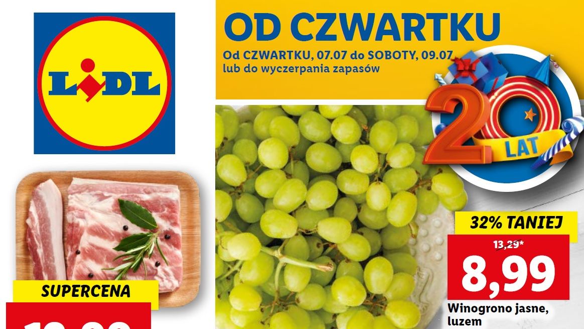 Lidl gazetka od czwartku 7 lipca [7.07 22]