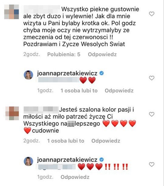 Joanna Przetakiewicz chwali się wystrojem wigilijnego stołu