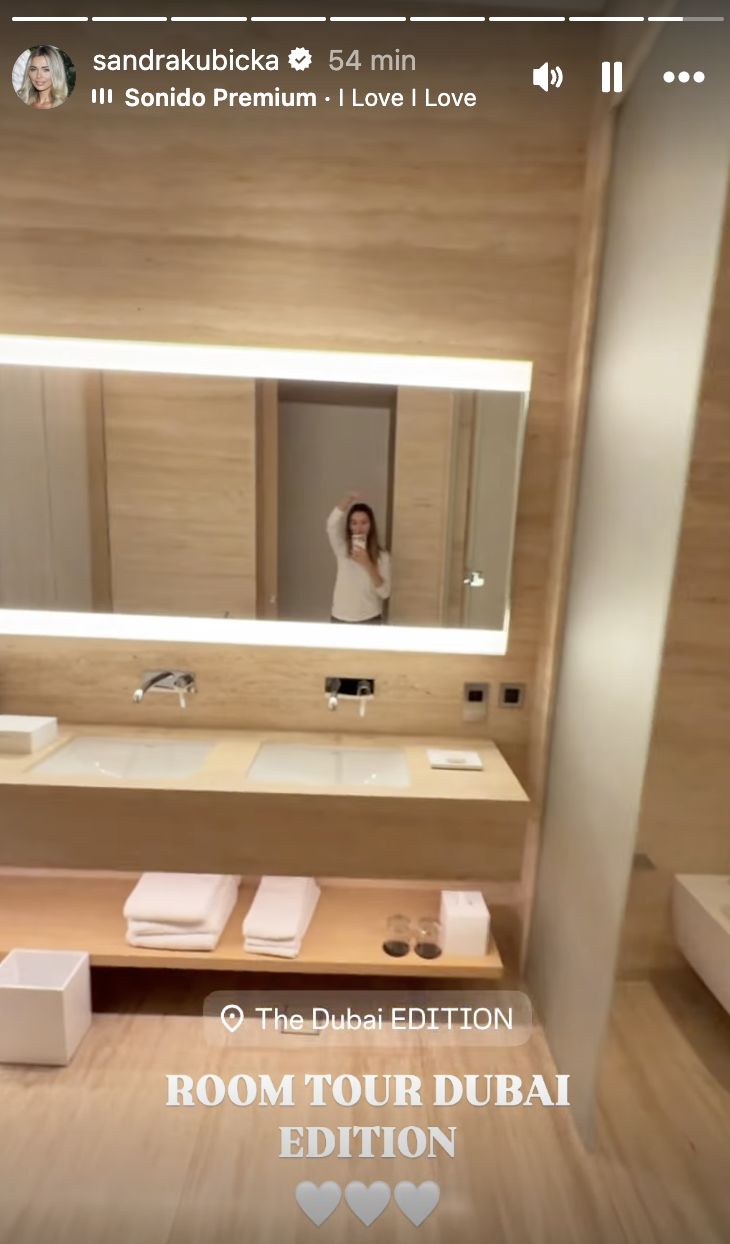 Sandra Kubicka pokazała wnętrze pokoju hotelowego