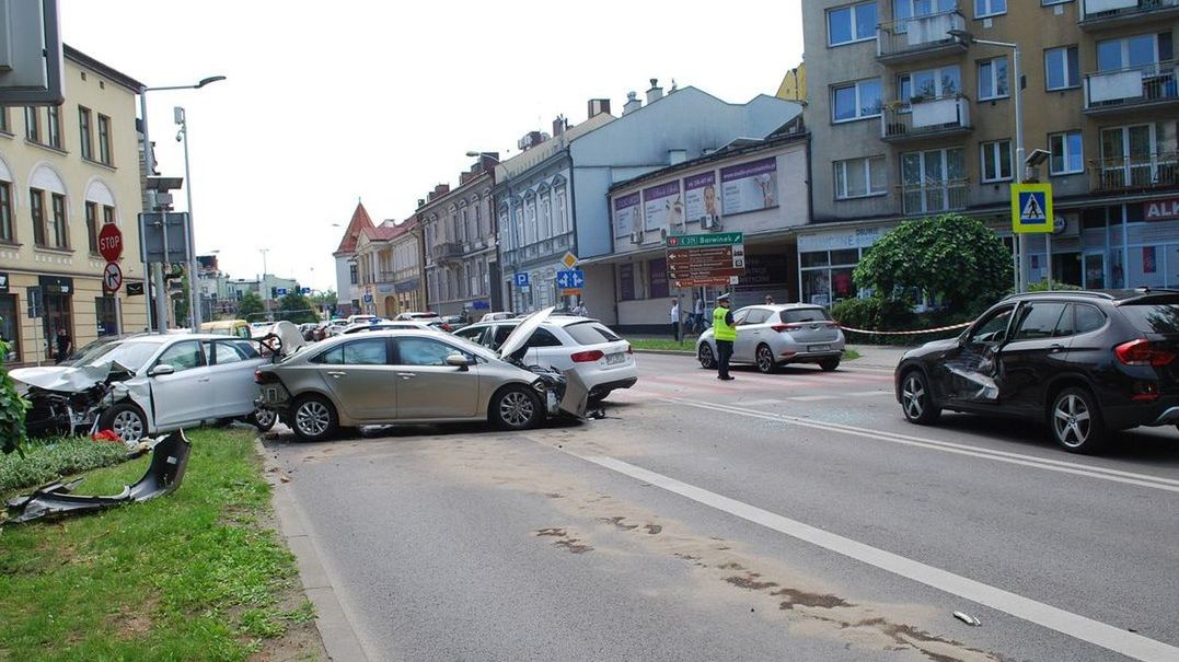 Poważny wypadek w centrum Rzeszowa