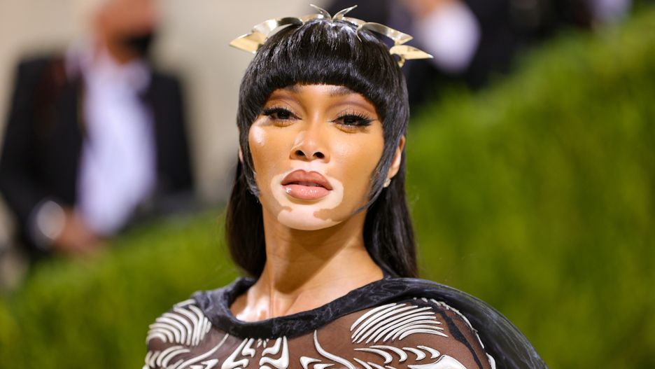 Winnie Harlow na Gali MET
