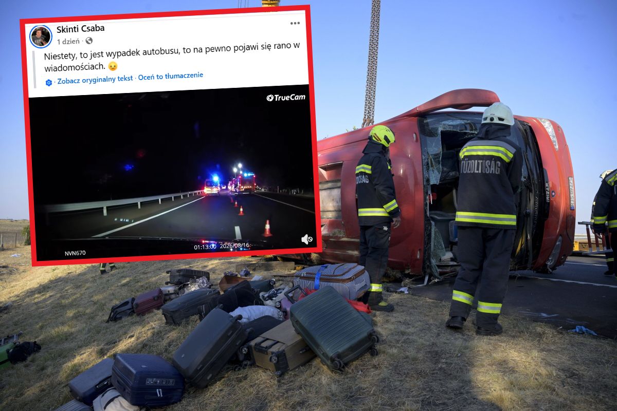 Widział miejsce tragedii polskiego autokaru. "Byliśmy chyba jednymi z pierwszych"