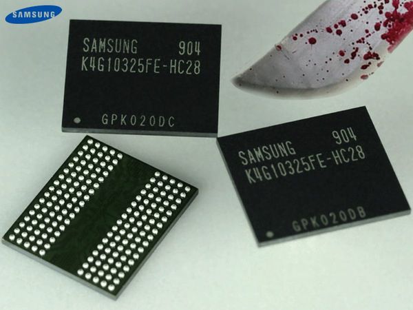 Pamięciom GDDR5 zostały 2 lata? (fot. Engadget/MarketWatch/Samsung)