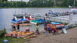 Czerwone flagi nad kolejnymi kąpieliskami. GIS przestrzega 