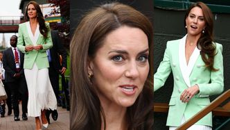 Kate Middleton zachwyca elegancką stylizacją na Wimbledonie. Wybrała się na turniej bez księcia Williama (ZDJĘCIA)