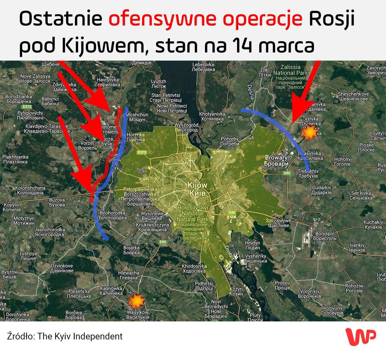 Aktualny stan walk pod Kijowem