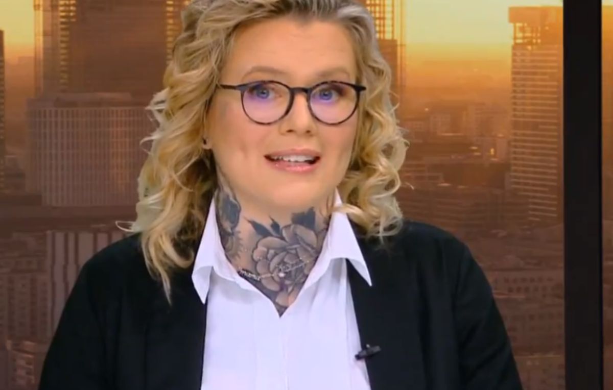 Karolina Opolska na antenie TVP Info