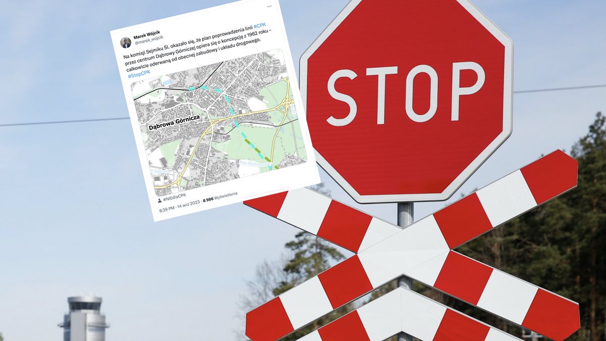 W Dąbrowie Górniczej sprzeciwiają się proponowanemu przebiegowi linii kolejowej w ramach inwestycji CPK. Zdjęcie ilustracyjne