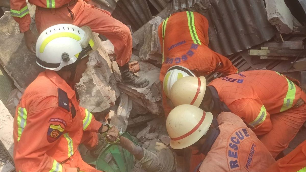 Akcja poszukiwawcza pod gruzami w Mjanmie