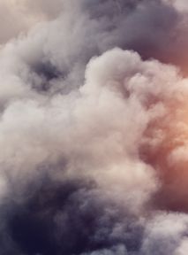 Clouds of smoke over Western Europe. You'll never guess where they came from