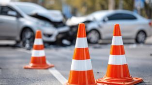 Warszawa: Kierujący BMW wjechał pod tramwaj na Marszałkowskiej