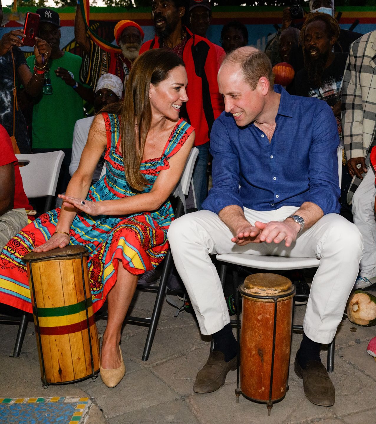 Kate Middleton i książę William w Belize