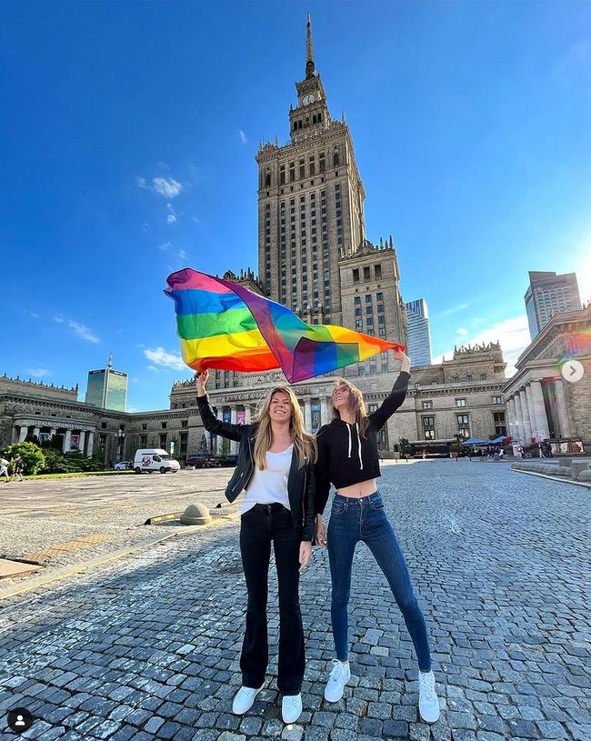 Marta Warchoł z partnerką