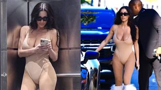 Bianca Censori czmychnęła do kosmetyczki w cielistym body i butach yeti. Kanye nie przestaje stylizować jej na swoją eks