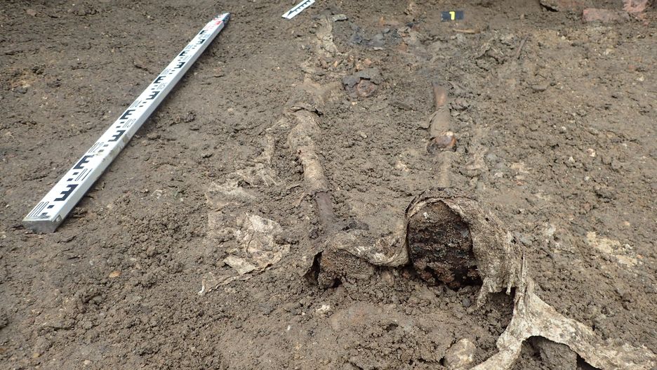 Masowy grób żołnierzy w Rudzicy