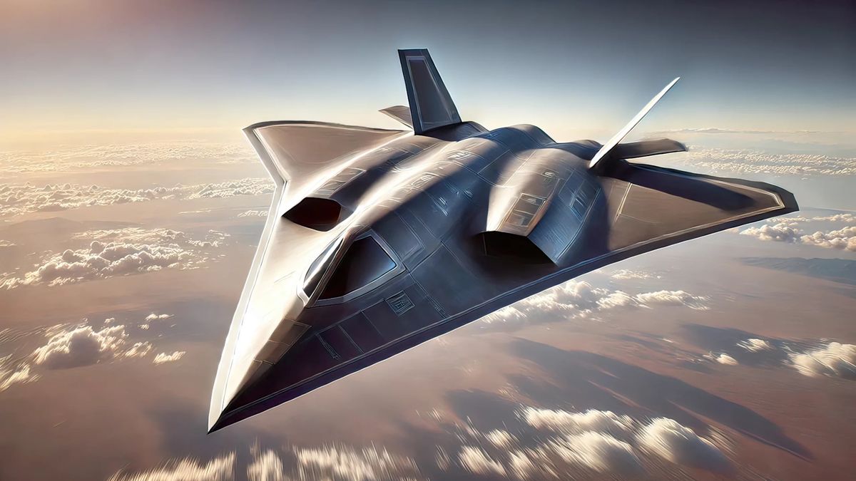 NGAD - jedna z wielu wizualizacji samolotu przyszłości